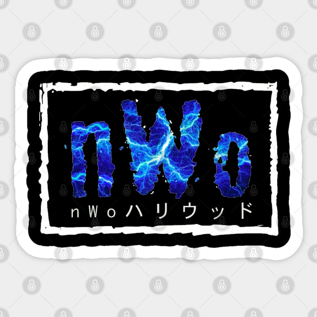 nWoハリウッド (nWo Hollywood - Japan) Sticker by Shane-O Mac's Closet